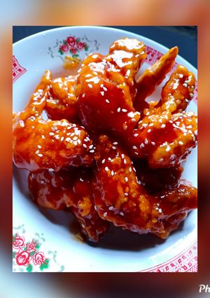 Foto resep Yangnyeom tongdak ekonomis (ayam goreng pedas manis ala korea)