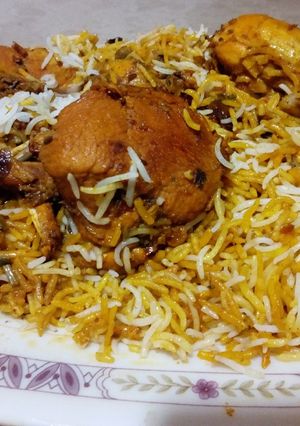 A picture of Biryani.