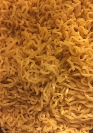 A picture of Mexican chicken noodles.