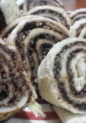 Foto resep Roti gulung coklat keju simple