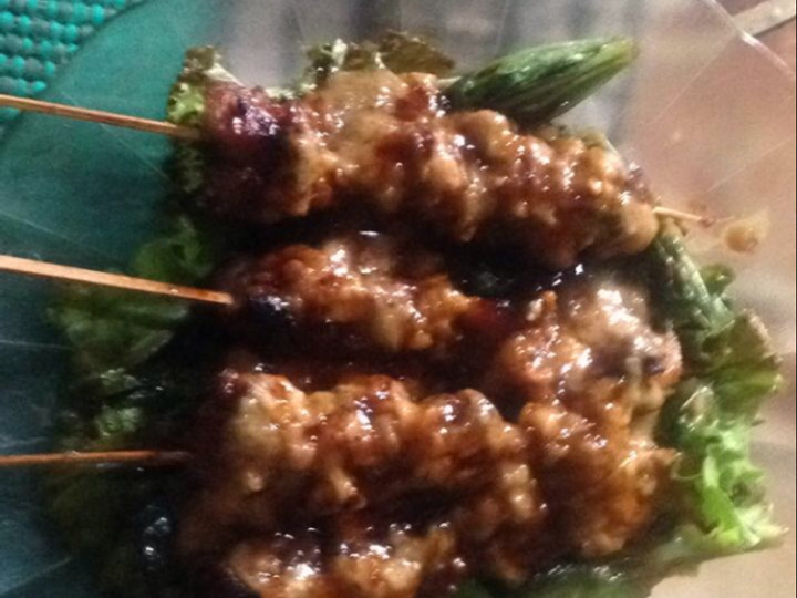 Resep Sate jamur tiram yang Enak