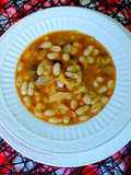 Alubias blancas con coles y doble sofritada