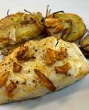 Bacalao con patatas y cebolla en Airfryer Cosori