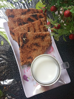 صورة لوصفة كسرة الشعير 😋 واللبن 🥛