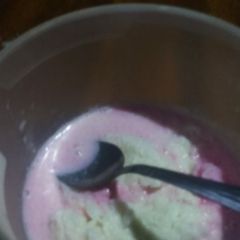 Corn flour ice cream A picture of Corn flour ice cream.