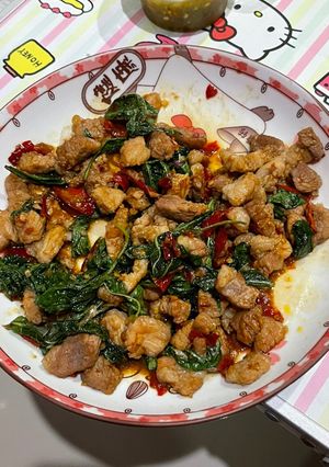 รูปของ ผัดเนื้อใส่ใบยี่หร่า