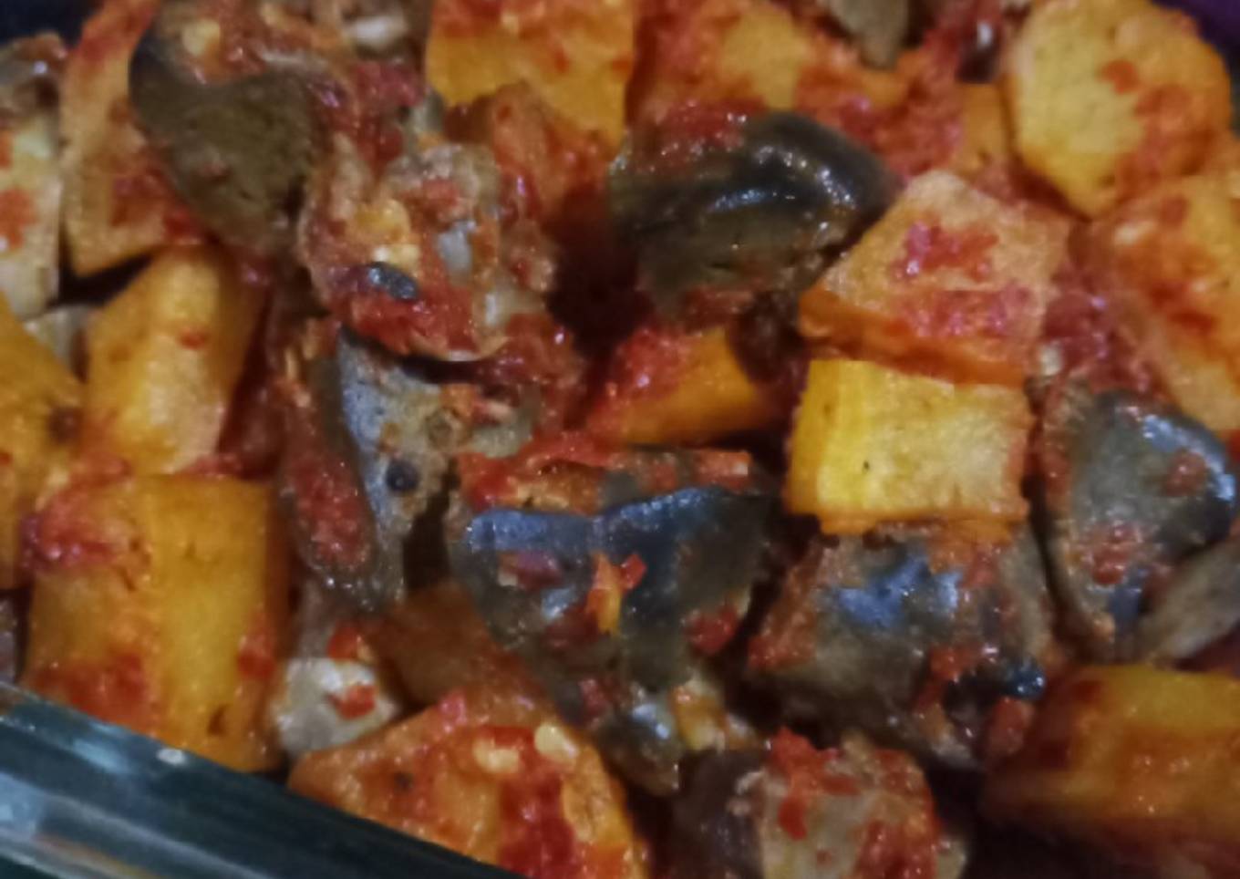 Sambal Goreng Hati ampela kentang