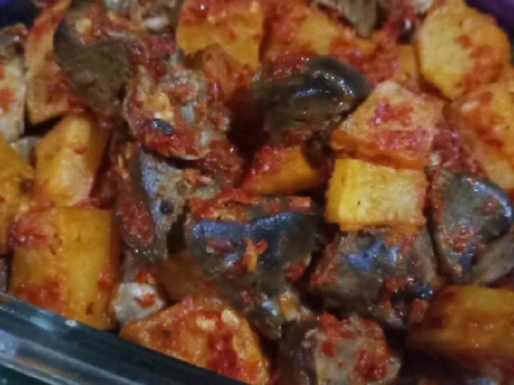 Langkah Gampang Menyiapkan Resep  Sambal Goreng Hati ampela kentang yang Sempurna, Enak Banget