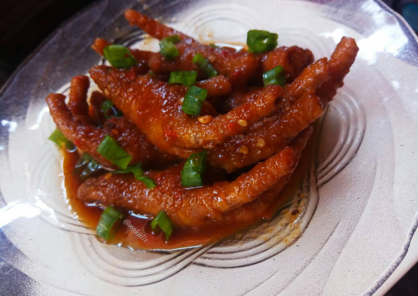 Ceker kecap pedas manis