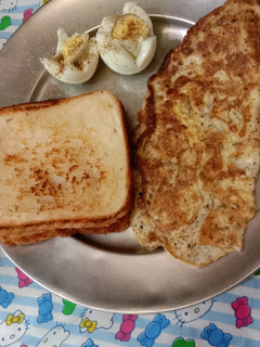 A picture of Bread omelette.