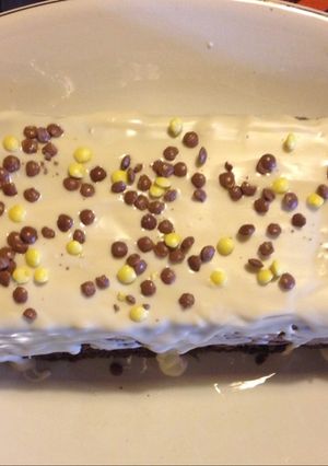 Una foto de Postre helado en budinera