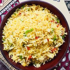 A picture of Vegetable pulao/quick recp.