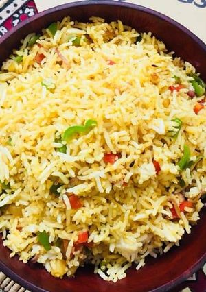A picture of Vegetable pulao/quick recp.