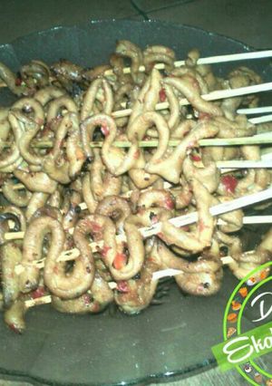 Foto resep Sate Usus ala Eka