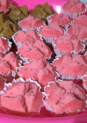 Foto resep Bolu kukus Mekar strawberry