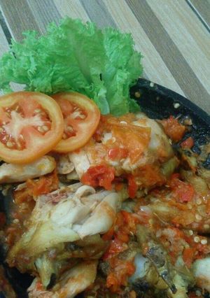 Foto resep Ayam penyet sambal bawang 🐓🍃