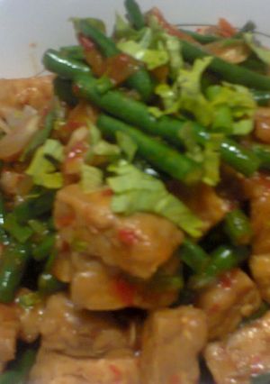 Foto resep Tahu tempe tumis kacang panjang