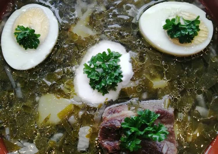 Щи зелёные зимние 🥣