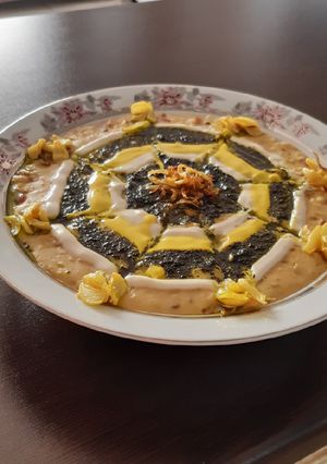 عکسی از دستور آش کشک و بادمجان