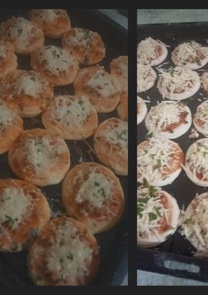 صورة لوصفة ميني بيتزا 🍕🍕