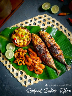 Foto resep Seafood Bakar Teflon
