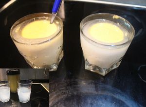 Foto principal de Gazpacho de pepino y piña en cubito