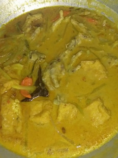 Foto resep Lodeh pepaya muda ceker tahu
