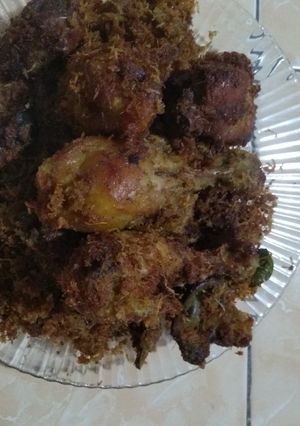 Foto resep Ayam bumbu kelapa ala padang