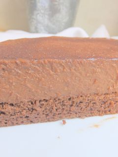 Una foto de Tarta-flan de chocolate y avellanas