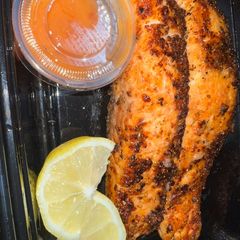 A picture of Pan-Seared Blackened Salmon PTY.