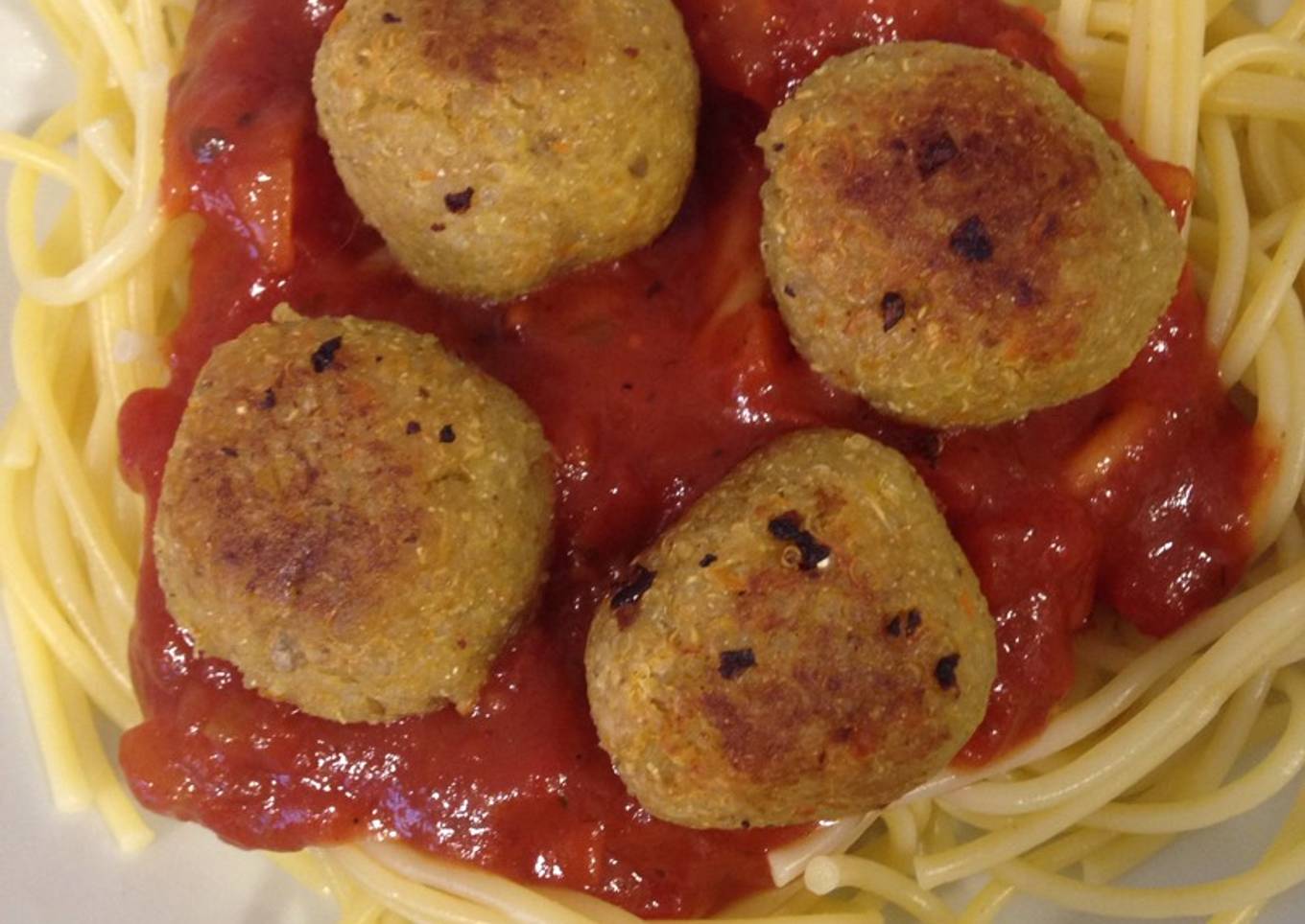 Albóndigas veganas de quinoa