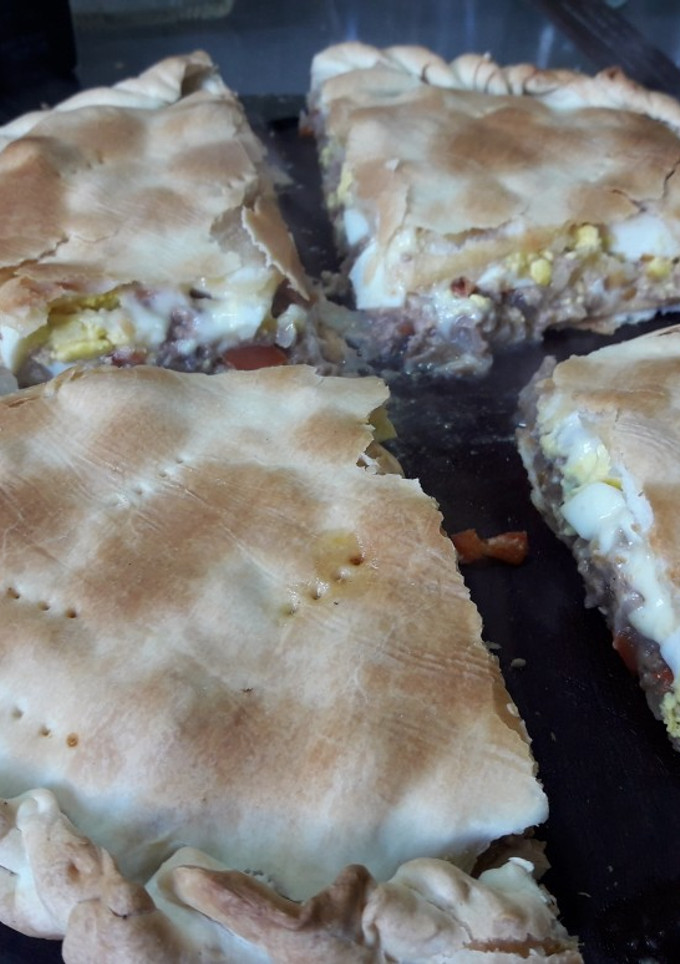 Una foto de Tarta de atún en pascualina