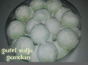 Foto resep 21. Putri salju pandan (TerEnak yg pernah saya makan😂)