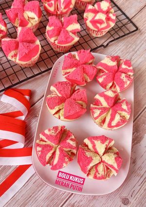 Foto resep Bolu Kukus Merah Putih🇲🇨