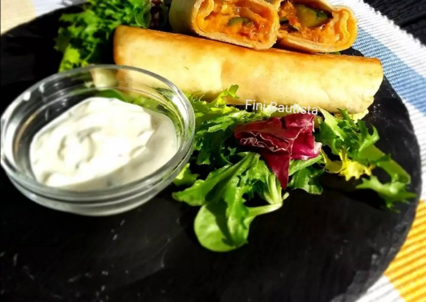 Burritos de calabacín y atún