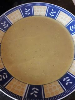 Vöröslencse krémleves recept fotója
