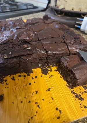 Una foto de Brownie sin gluten