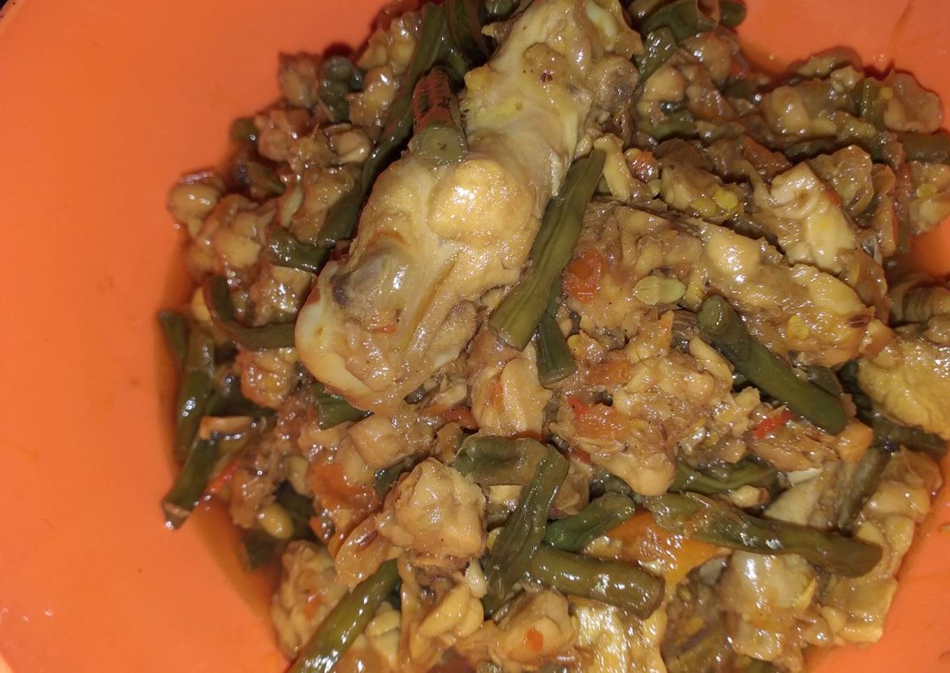 Oseng oseng bumbu rica seadanya