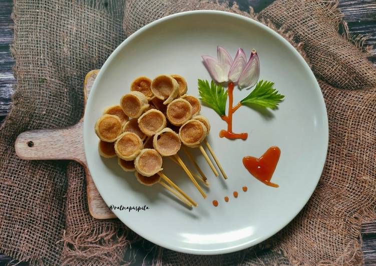 Bumbu Sate Sosis Kulit Pangsit | Resep Membuat Sate Sosis Kulit Pangsit Yang Bikin Ngiler