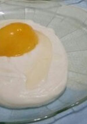 Una foto de Huevo frito de postre