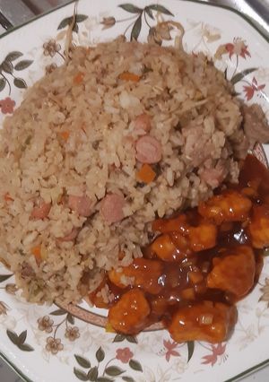 Una foto de Arroz chino