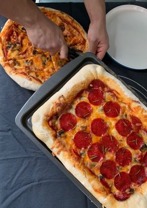 Una foto de Masa de pizza