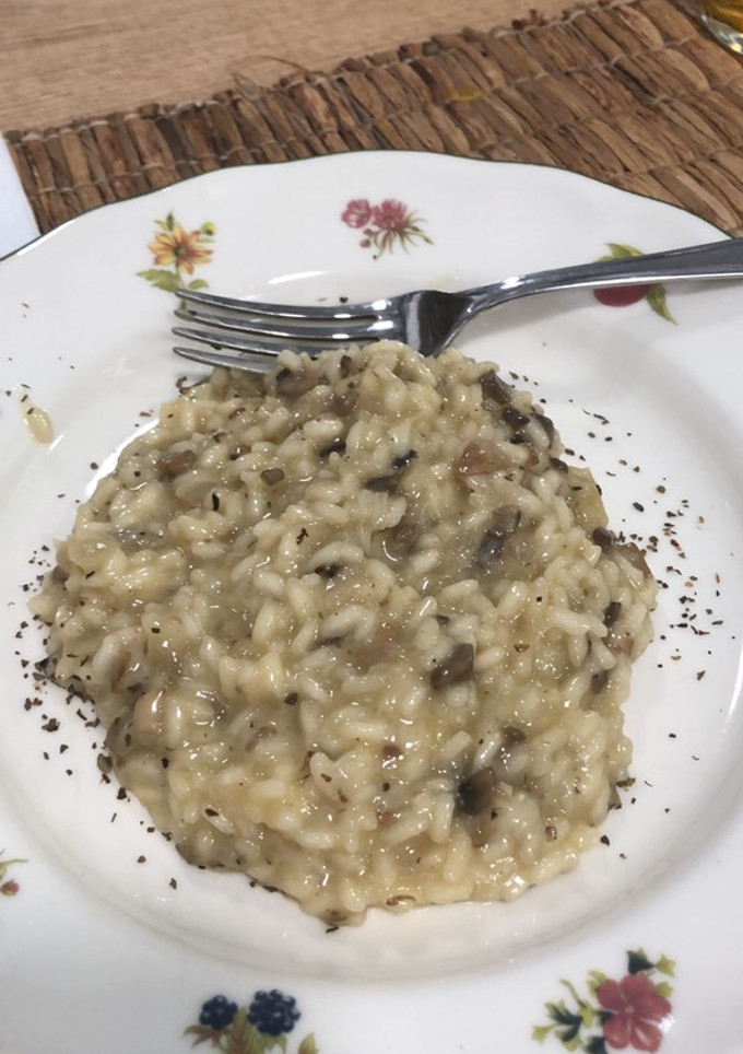 Una foto de Risotto de Champiñones