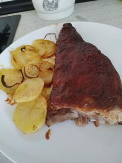 Foto principal de Costillas al horno en salsa barbacoa