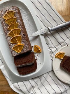 Una foto de Pastel de chocolate vienés sin harina y sin azúcar (añadida)