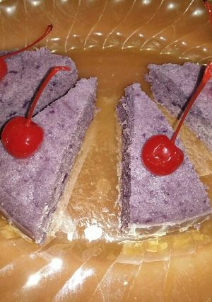 Foto resep Brownies kukus ubi ungu nyoklat banget no SP