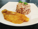 Arroz multigrano con pescado