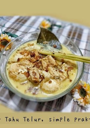 Foto resep Opor Tahu Telur, Simple & Praktis
