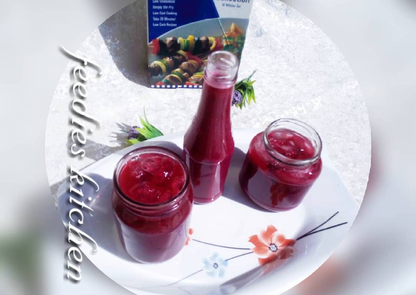 Baobab hibiscus juice