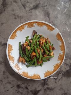 Foto resep Tumis Ikan Asap Kacang Panjang